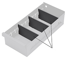 Dividers for 3-1/2" High Drawers