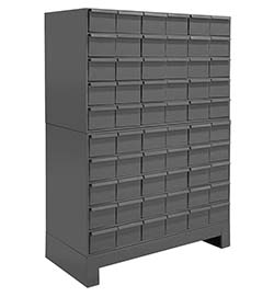 Modular Cabinet - 34"W x 12-1/4"D x 47-5/16"H, 60 Steel Drawers