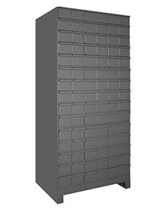 Modular Cabinet - 34"W x 12-1/4"D x 68-3/8"H, 90 Steel Drawers