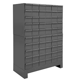 Modular Cabinet - 34"W x 17-3/4"D x 47-5/16"H, 60 Steel Drawers