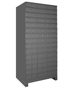Modular Cabinet - 34"W x 17-3/4"D x 68-3/8"H, 90 Steel Drawers