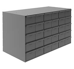Modular Cabinet - 33-13/16"W x 17-3/4"D x 21-1/16"H, 30 Steel Drawers