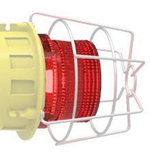 Replacement Red Lens Cap for Low Clearance Alarm Bar