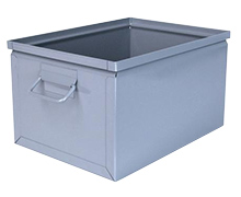 Steel Stackbox # 4, 16-1/2" x 12" x 9-1/2" with handle