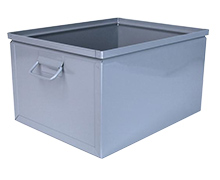 Steel Stackbox # 5, 19-1/4" x 15" x 11" with handle
