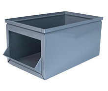 800 Series Steel Hopper Box, 21" x 12" x 8"