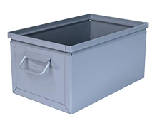 800 Series Steel Stackbox, 16" x 10" x 8" with handles