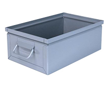 800 Series Steel Stackbox, 16" x 10" x 6" with handles