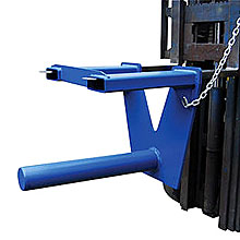Fork Mounted Coil Ram/Lifter - 24"L, 4-1/2"Dia.