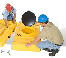 Modular IBC Spill Pallet Expansion Tank