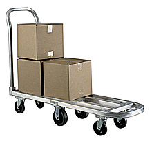 Aluminum Stock Cart - 14"W x 40"H x 39"L