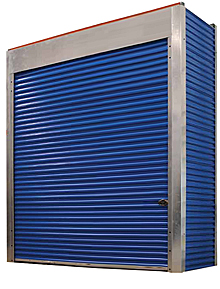 Pallet Rack Security Enclosure - fits 12'H, 10'W x 42"D Rack
