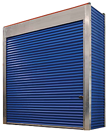 Pallet Rack Security Enclosure - fits 12'H, 11'W x 42"D Rack