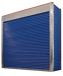 Pallet Rack Security Enclosure - fits 12'H, 12'W x 42"D Rack