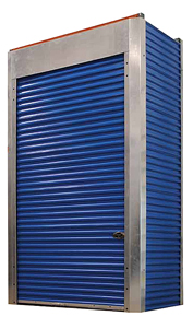 Pallet Rack Security Enclosure - fits 12'H, 6'W x 42"D Rack