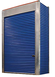 Pallet Rack Security Enclosure - fits 12'H, 7'W x 42"D Rack
