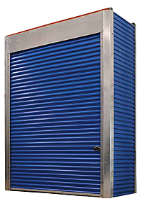Pallet Rack Security Enclosure - fits 12'H, 8'W x 42"D Rack