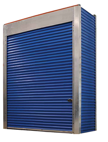 Pallet Rack Security Enclosure - fits 12'H, 9'W x 42"D Rack