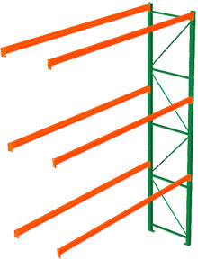 Pallet Rack Adder - 144w x 36d x 192h, 3 Beam Levels - 8020 Cap. Beams
