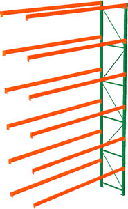 Pallet Rack Adder - 144w x 42d x 240h, 6 Beam Levels - 8020 Cap. Beams