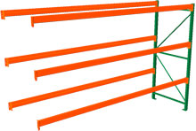 Pallet Rack Adder - 144w x 42d x 120h, 3 Beam Levels - 8020 Cap. Beams