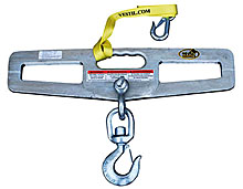 Fork Mounted Hook Plate, Rigid - 6", 4,000 lb. Cap.
