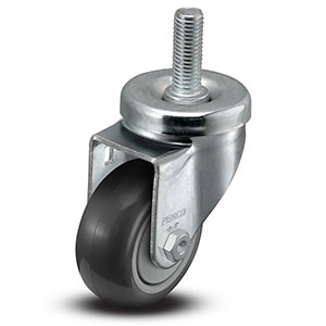 Swivel Stem Caster - 3" x 1.25" TPU Wheel, 270 lb. Cap.