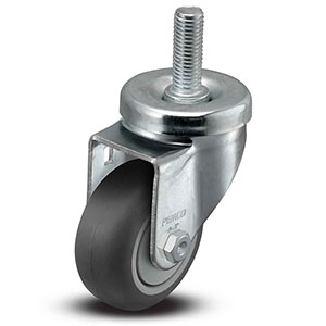 Swivel Stem Caster - 3" x 1.25" TPR Wheel, 210 lb. Cap.