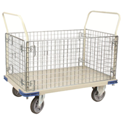 4 Sided Wire Panel Truck with Removable Sides- 30" x 48" - 1,100 lb. Cap.