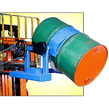Forklift Drum Lift & Pour Carrier, Heavy-Duty, Spark Resistant, 55-Gallon, 1,500 lb. Capacity