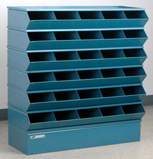 Sectional Bin Storage, 30 Compartment, 37"W x 13"D x 36"H