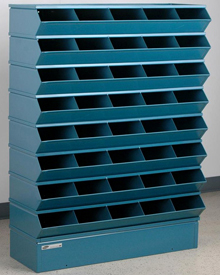 Sectional Bin Storage, 40 Compartment, 37"W x 13"D x 48"H