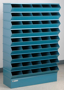 Sectional Bin Storage, 45 Compartment, 37"W x 13"D x 54"H