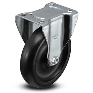 Rigid Caster - 5" x 1.25" Polypropylene Wheel, 325 lb. Cap.