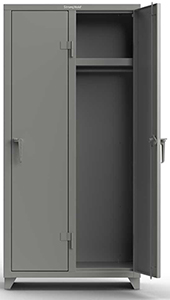 Extra Heavy Duty Locker, 2 Compartment, 36"W x 18"D x 75"H