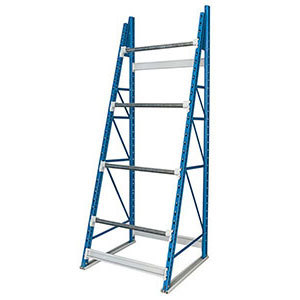 Spool Storage Rack - 48"W x 36"D x 123"H, 4 Axles, Starter Unit