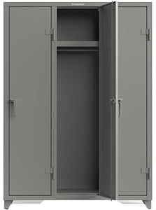 Extra Heavy Duty Locker, 3 Compartment, 54"W x 18"D x 75"H