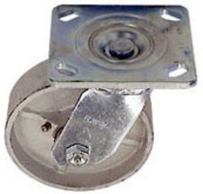 40 Series Swivel Caster - 6" x 1-1/2" Cast Iron Wheel - 600 lb. Cap.