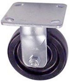 40 Series Rigid Caster - 3" x 1-3/4" Phenolic Wheel - 400 lb. Cap.