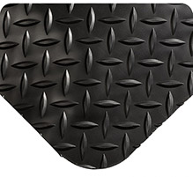 UltraSoft Diamond-Plate Beveled Black 15/16in x 3ft x 5ft