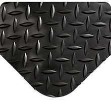 Diamond-Plate SpongeCote Beveled Heavy Duty Black 9/16in x 4ft x 75ft Full Roll