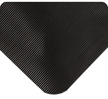 Corrugated SpongeCote Beveled Heavy Duty Black 1/2in x 3ft x 5ft