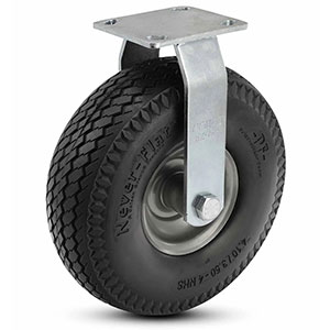 Rigid Caster - 10.47" x 3.39" Never-Flat Foam Wheel, 350 lb. Cap.