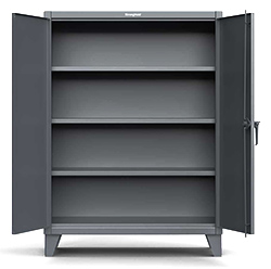 Storage Cabinet with 3 Adjustable Shelves - 48"w x 24"d x 60"h