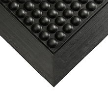 Ortho Stand Mat, Black: 1/2in x 2ft x 3ft