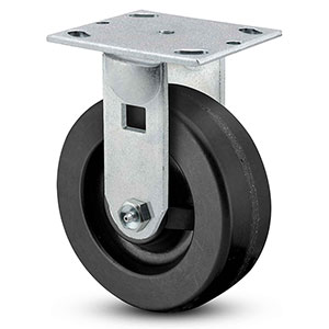 Rigid Caster - 5" x 2" Phenolic Wheel with Flat Tread, 1000 lb. Cap.