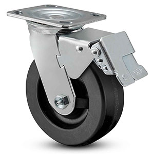 Swivel Caster with Total Lock - 5" x 2" Phenolic Wheel, 1000 lb. Cap.