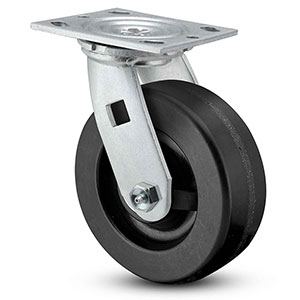 Swivel Caster - 8" x 2" Phenolic Wheel, 1250 lb. Cap.