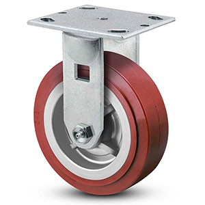 Rigid Caster - 5" x 2" TPU Wheel, 600 lb. Cap.