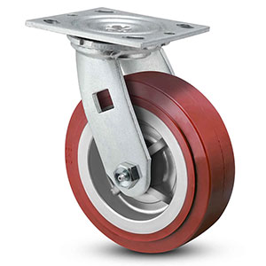Swivel Caster - 5" x 2" TPU Wheel, 600 lb. Cap.
